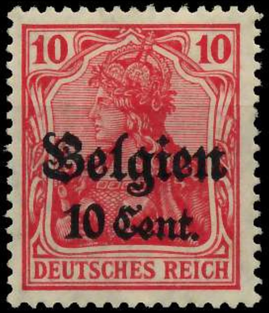 overprint on "Germania"