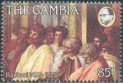 Stamp, St Paul Preaching, Gambia,  