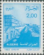 Stamp, Vue d'Alger (Al-Bahdja), Algeria,  