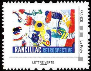 Stamp, The Art of Rancillac, France,  