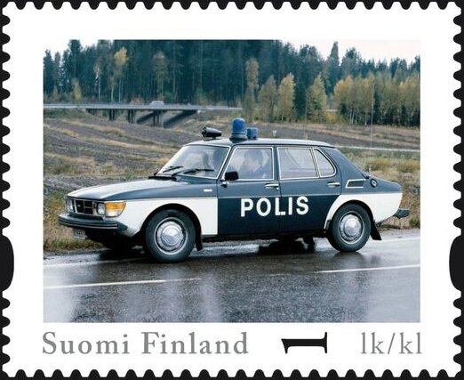 Police cars - Saab 99 GL