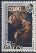 Stamp, Surrounded by Saints, Gambia,  