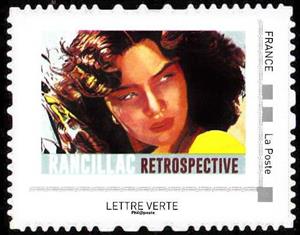 Stamp, The Art of Rancillac, France,  
