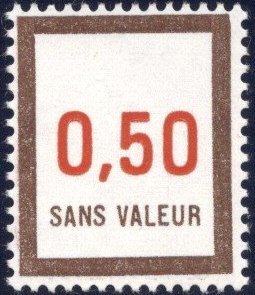 Timbre fictif de cours d'instruction