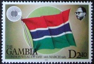 Stamp, Flag, Gambia,  