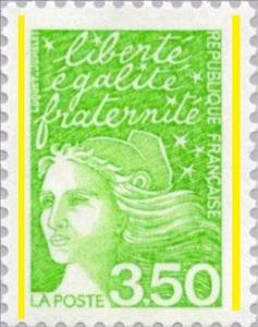 Stamp, Marianne type Luquet, France,  , Stylized Figures / Persons, Women