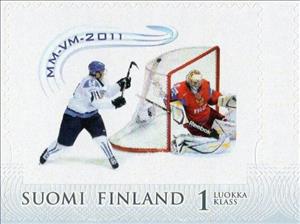 Stamp, World champions 2011, Finland,  , Ice, Ice-hockey, Sports