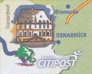 Stamp, Bramsche, Osnabrück Standardbrief, Germany, Modern Private Post Offices,  , Advertisements, Stamps