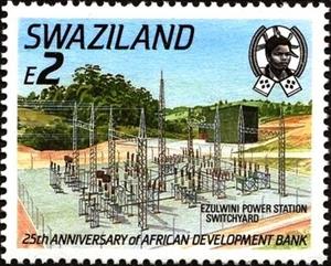 Stamp, Ezulwini Power Switching Station, Swaziland,  