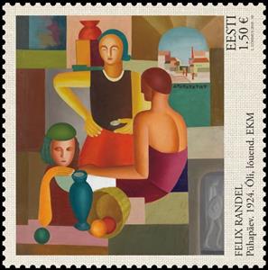 Stamp, Felix Randel, Estonia,  , Art