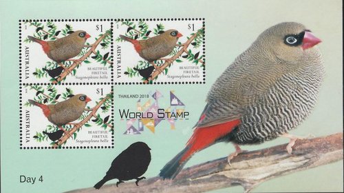 Souvenir Sheet, Exposition Day 4 Sheetlet, Australia,  , Animals (Fauna), Birds, Philatelic Exhibitions