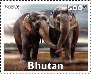 Stamp, African Animals, Cinderellas,  , Animals (Fauna), Elephants, Mammals