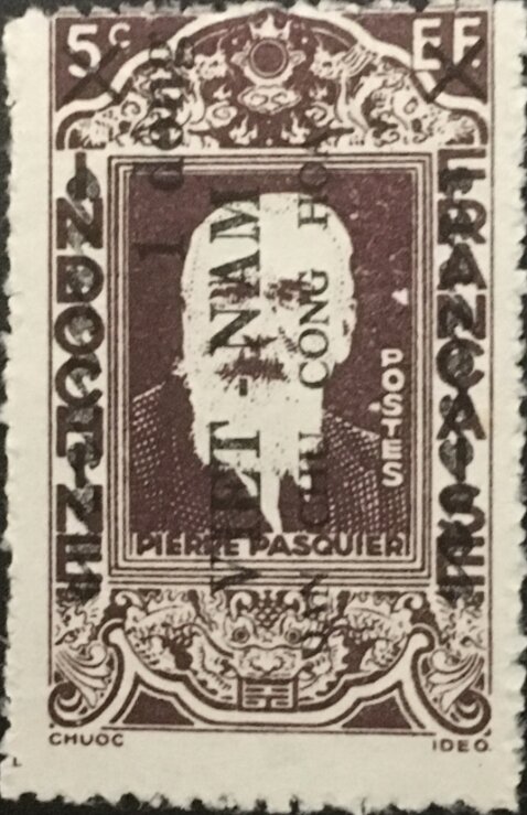 Pierre Pasquier overprinted