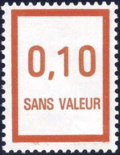 Timbre fictif de cours d'instruction