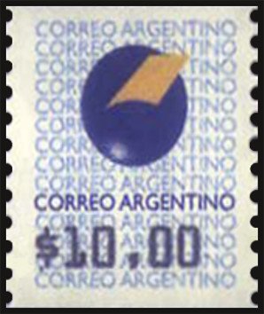 Stamp, ATM Labels, Argentina,  