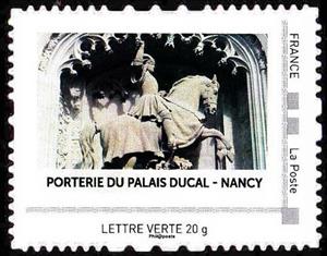 Stamp, Porterie Du Palais Ducal - Nancy, France,  , Sculptures