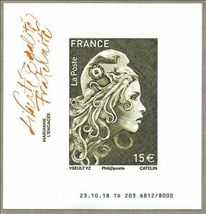 Souvenir Sheet, Marianne, France,  , Stylized Figures / Persons, Women