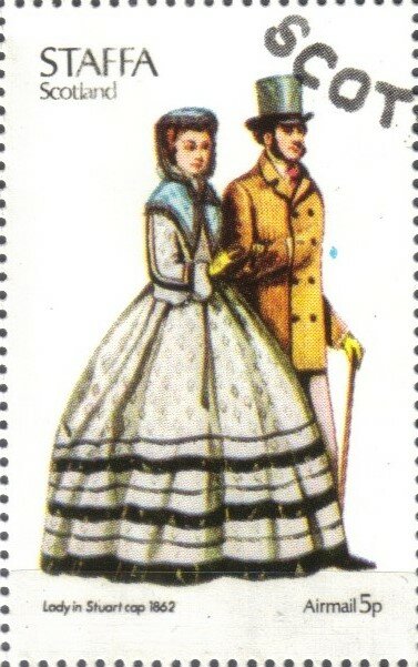 Lady in Stuart cap 1862