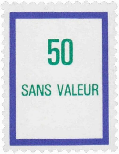 Timbre fictif de cours d'instruction