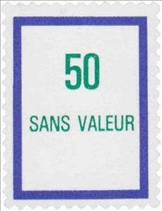 Stamp, Timbre fictif de cours d'instruction, France,  , Numbers