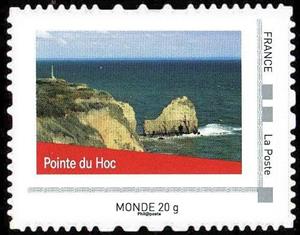 Stamp, Pointe du Hoc, France,  , Anniversaries and Jubilees, Coastal Areas, Landscapes