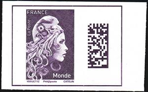 Stamp, Marianne, France,  , Famous People, Symbols