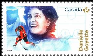 Stamp, Danielle Goyette, Canada,  , Ice-hockey, Sports, Winter Sports, Women