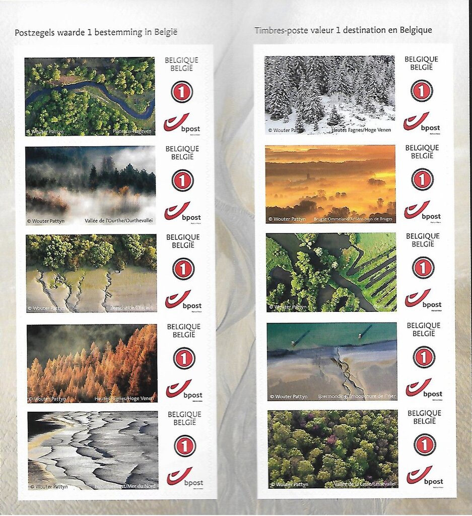 Belgian Landscapes seen from the Sky