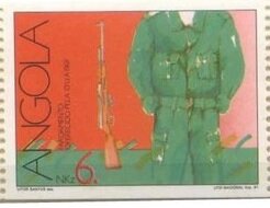 Stamp, Uniforms offered by the OAU - 1968, Angola,  , Uniforms