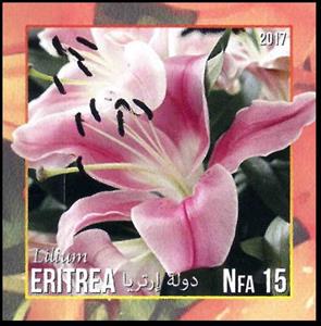 Stamp, Lilium, Cinderellas,  , Flowers, Lilies (Flower), Plants (Flora)