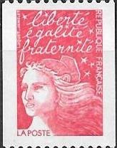 Stamp, Marianne type Luquet, France,  , Stylized Figures / Persons, Women