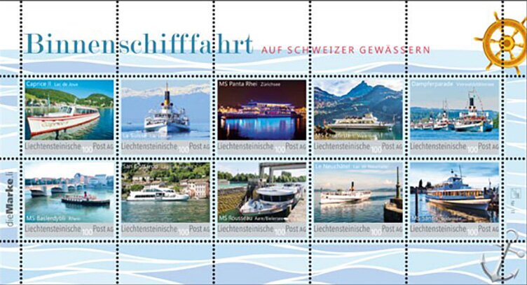 Liechtenstein Ships on Swiss Waterways