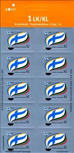 Mini Sheet, Finnish Olympic Commitee Centenary, Finland,  , Flags, Olympic Games