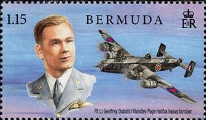 Stamp, Geoffrey Osborne & Handley Page Halifax, Bermuda,  , Air Forces, Aircraft, Pilots