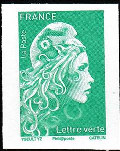 Stamp, Marianne, France,  , Famous People, Symbols