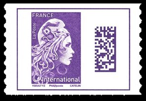 Stamp, Marianne L'Engagée, France,  , Women