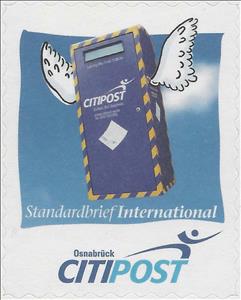 Stamp, Standardbrief International, Germany, Modern Private Post Offices,  , Advertisements, Mailboxes, Stamps