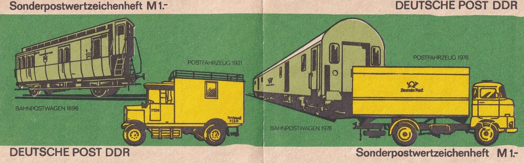 Booklet-Transportmittel (Sonderpostwertzeichen)