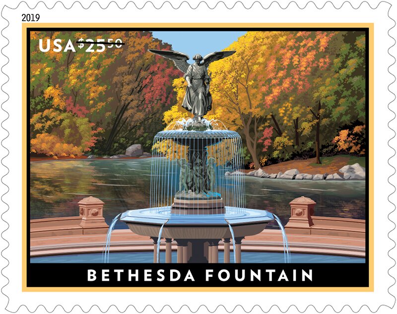 Bethesda Fountain, Central Park, New York, New York