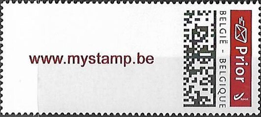 Stamp, 2019 Prior Rate Personalized Stamp Frame, Belgium,  