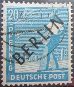 Stamp, Sower, Berlin,  , Agriculture, Professions