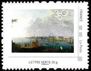 Stamp, 350th Anniversary of Lorient, France,  , Anniversaries and Jubilees, Landscapes