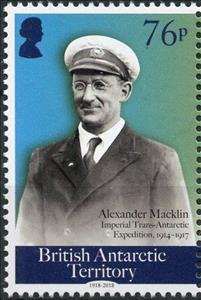 Stamp, Alexander Macklin, British Antarctic Territory (BAT),  , Military Officers