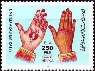 Henna drawings on hands