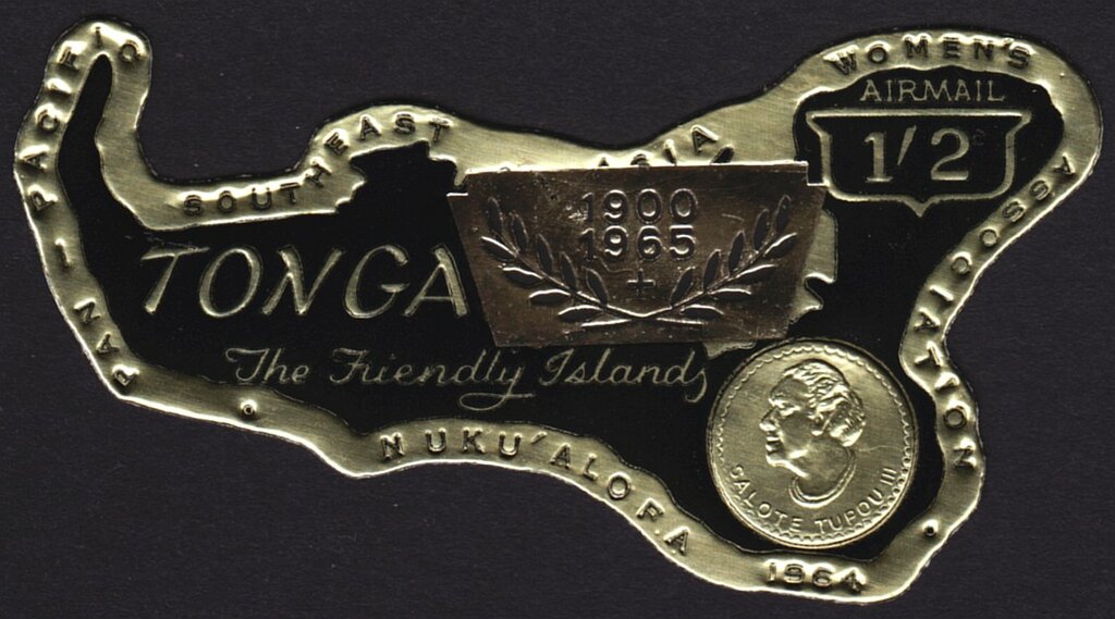 Map of Tongatapu - overprinted