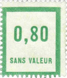 Timbre fictif de cours d'instruction