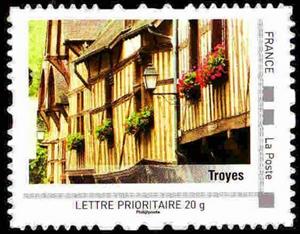 Stamp, Troyes, France,  , Architecture, Townscapes / City Views