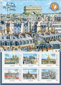 Mini Sheet, Rooftops of Paris, France,  , Townscapes / City Views