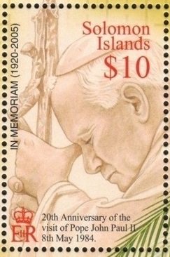 In Memoriam (1920-2005) Pope with Crucifix