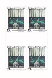 Mini Sheet, Vladimír Komárek, Czech Republic,  , Art